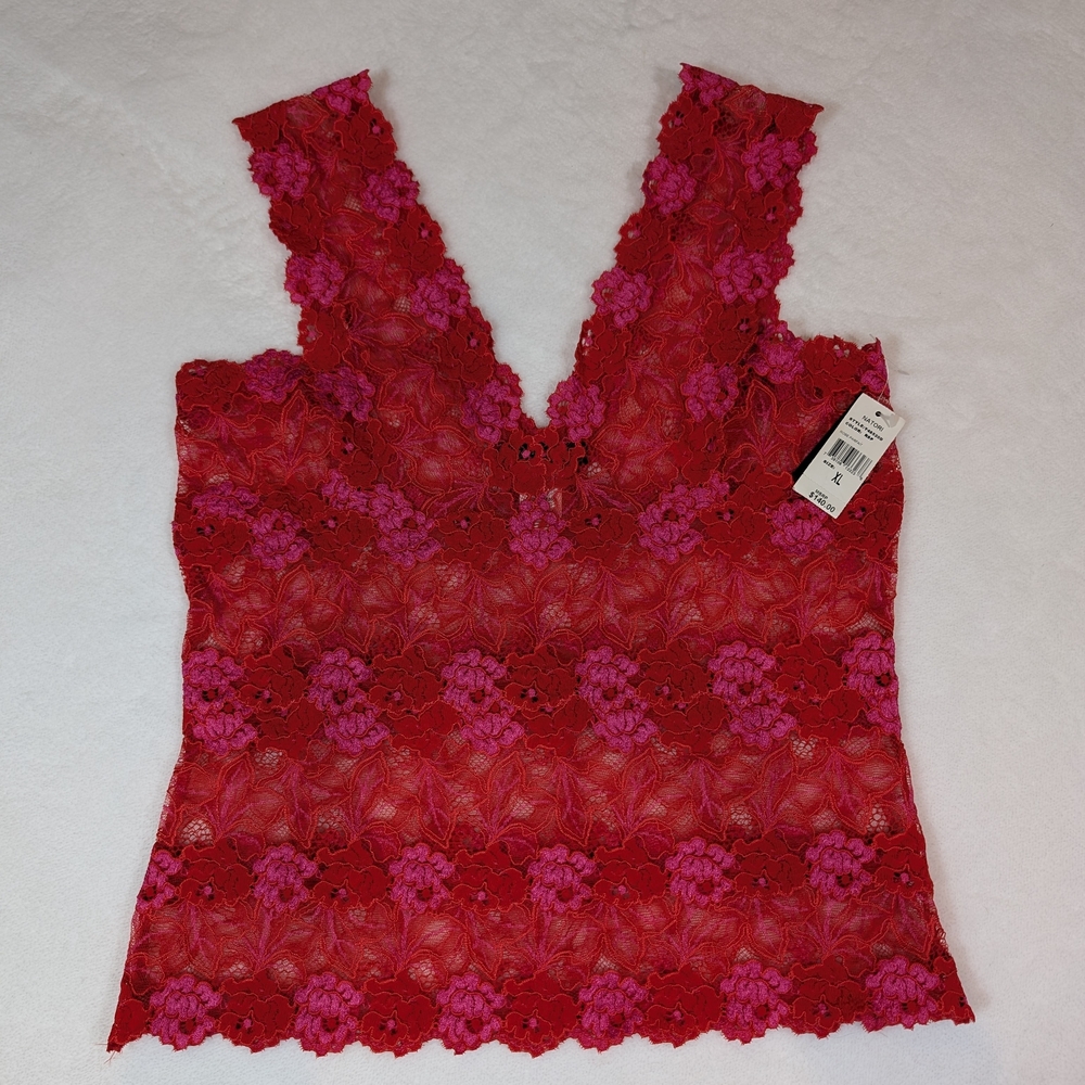 Natori‎ Rose Parfait Lace Top